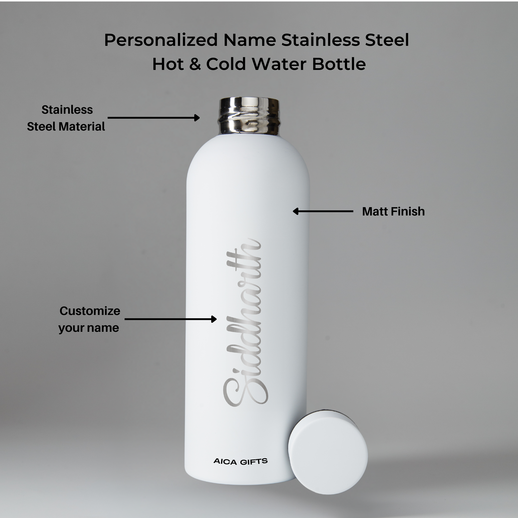 Personalized Bottle - White