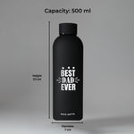 Load image into Gallery viewer, Best Dad Ever Bottle - Black
