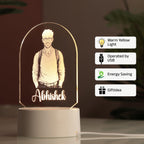 AICA Personalized Photo LED Lamp with Customised Name | Anniversary Birthday Marriage Wedding Gifts for Man Boyfriend Boys Husband