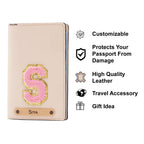 Personalized Patch Passport Cover