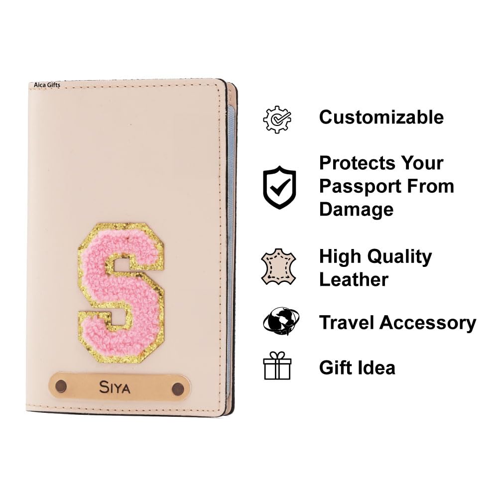 Personalized Patch Passport Cover