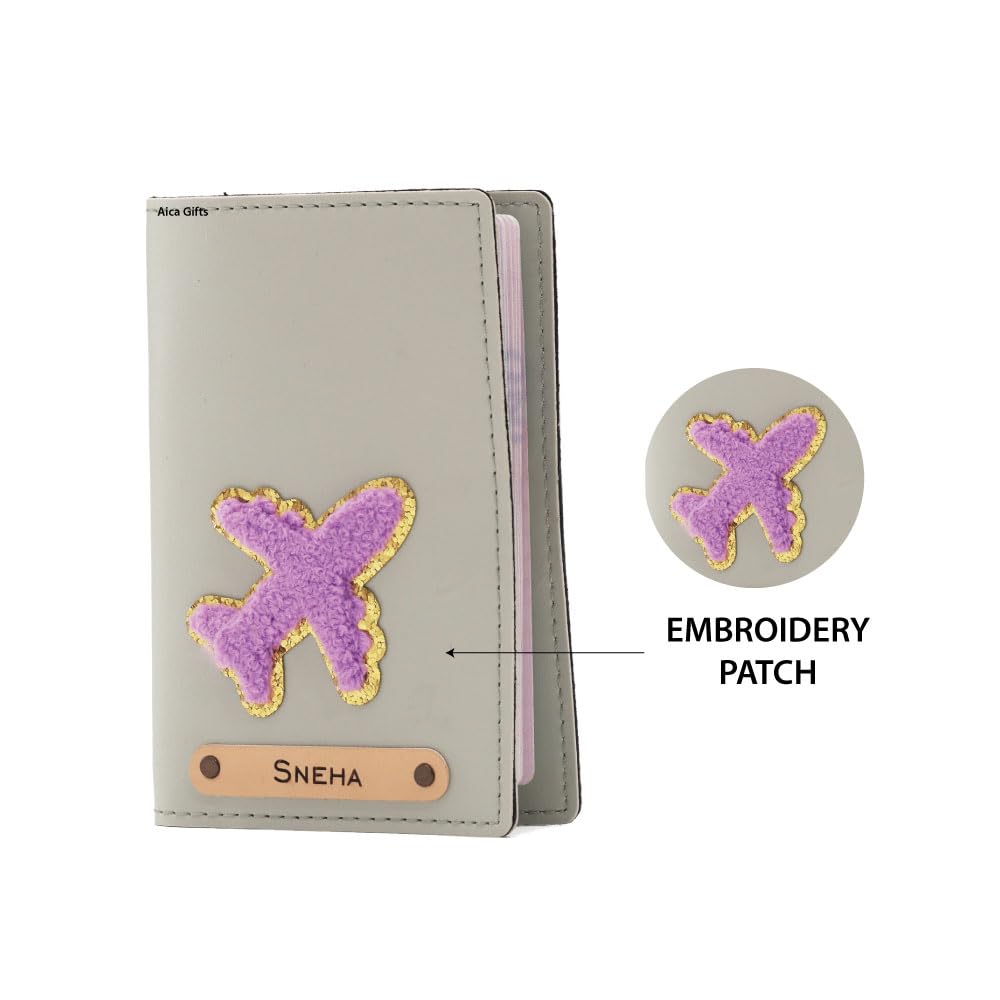 Personalized Patch Passport Cover