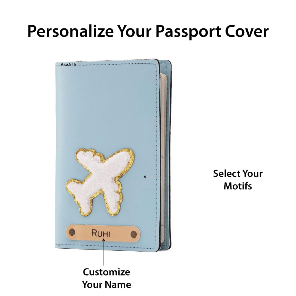 Personalized Patch Passport Cover