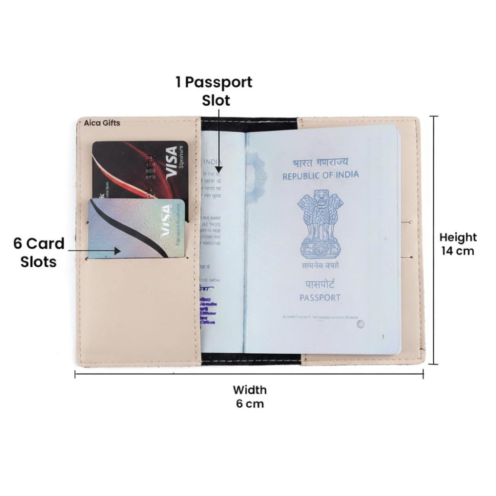 Personalized Patch Passport Cover