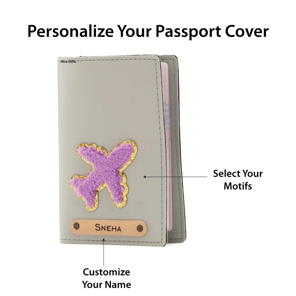 Personalized Patch Passport Cover