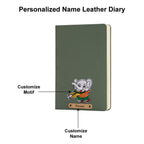 Personalized Name & Embroidery  Patch Diary