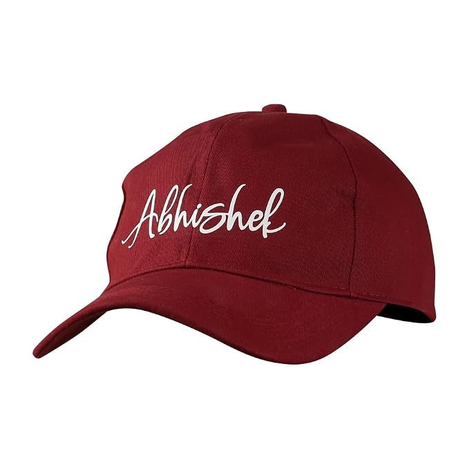 Personalised Cotton Cap – Free Size