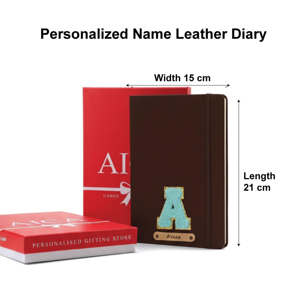 Personalized Name & Embroidery  Patch Diary