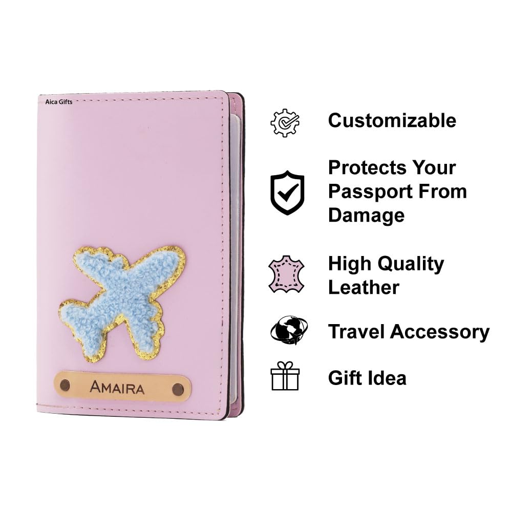 Personalized Patch Passport Cover