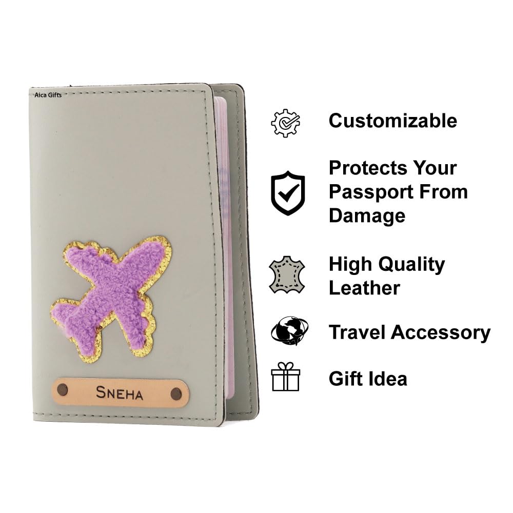 Personalized Patch Passport Cover