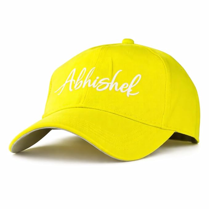 Personalised Cotton Cap – Free Size
