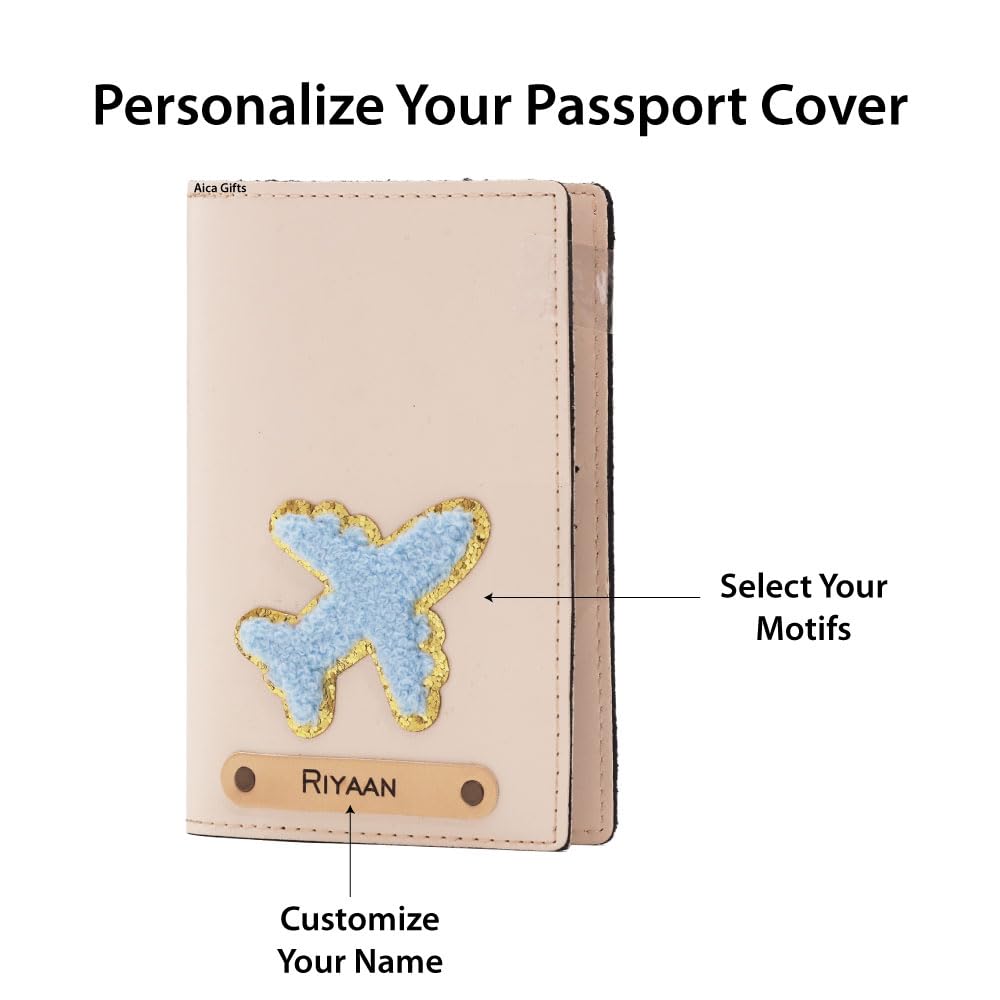 Personalized Patch Passport Cover