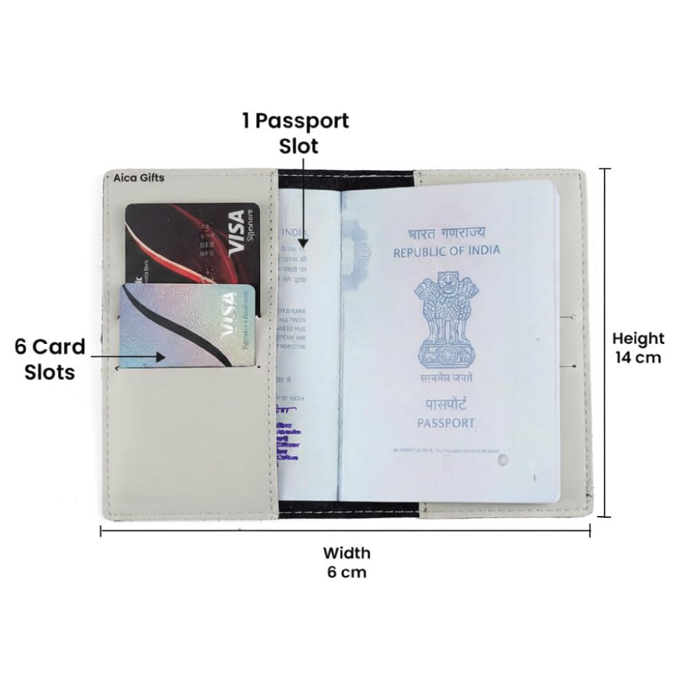 Personalized Patch Passport Cover