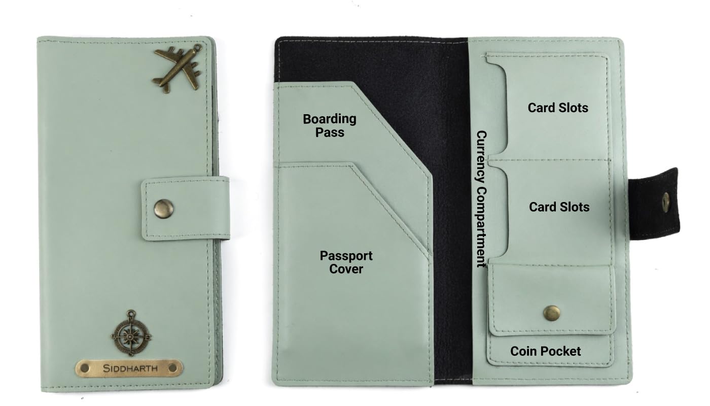 Personalized Long Passport Wallet All