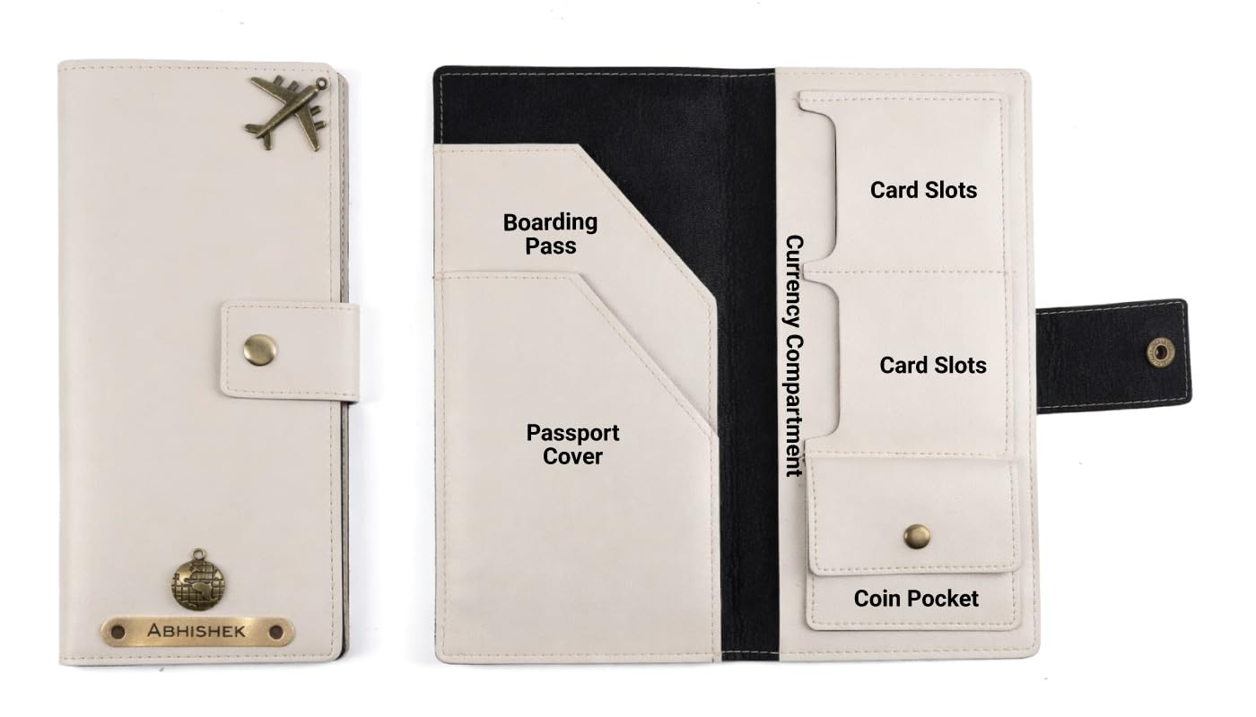 Personalized Long Passport Wallet All