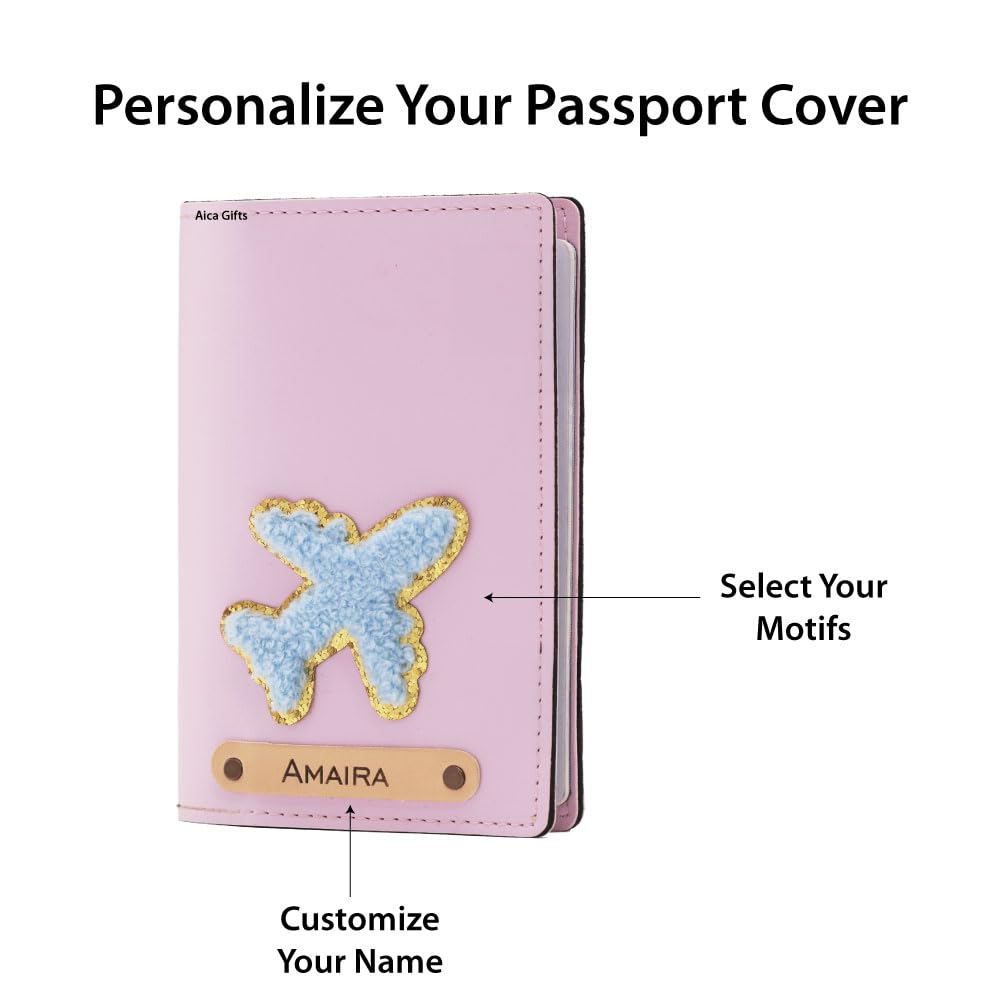 Personalized Patch Passport Cover