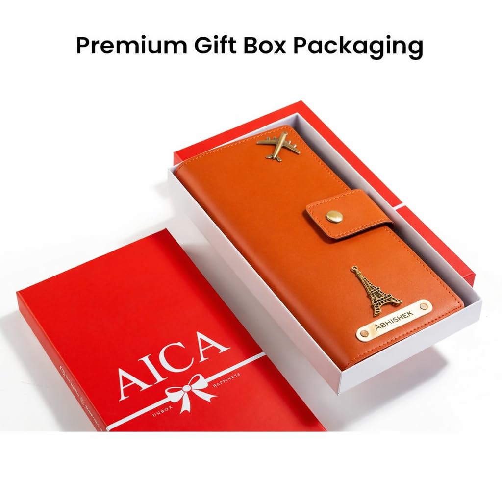 Personalized Long Passport Wallet All