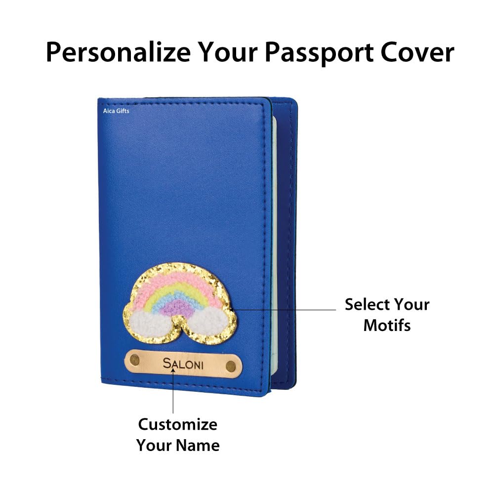 Personalized Patch Passport Cover