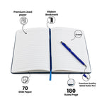 Personalized Magnetic Pen Stick Diary -A5 Size 180 Pages  (Black)