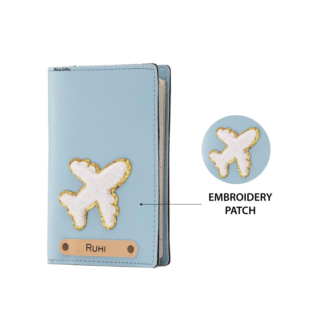 Personalized Patch Passport Cover