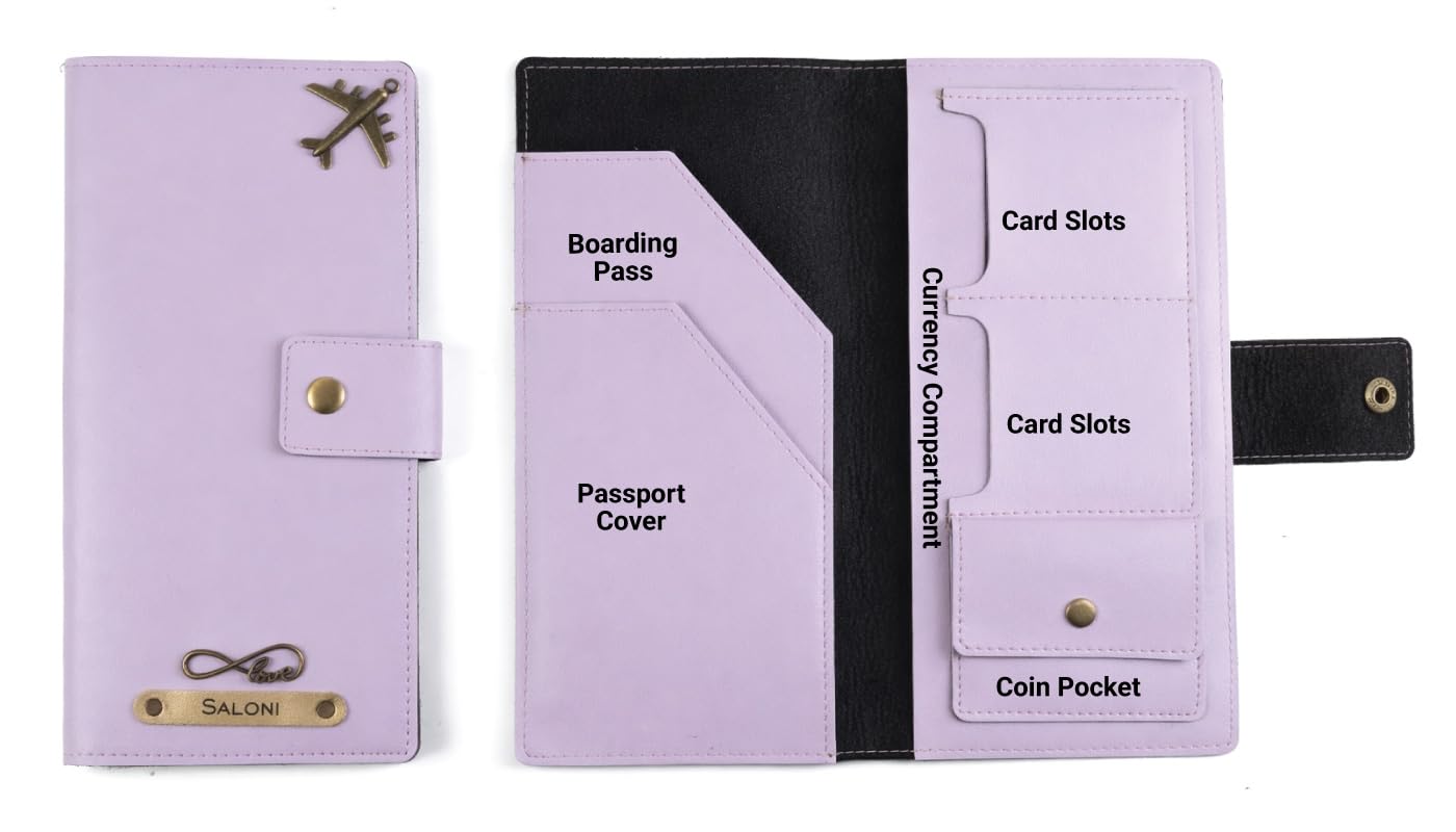 Personalized Long Passport Wallet All