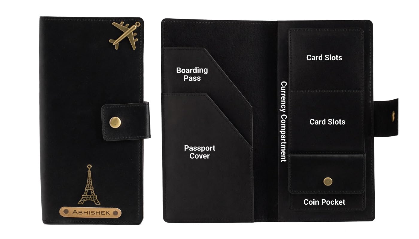 Personalized Long Passport Wallet All