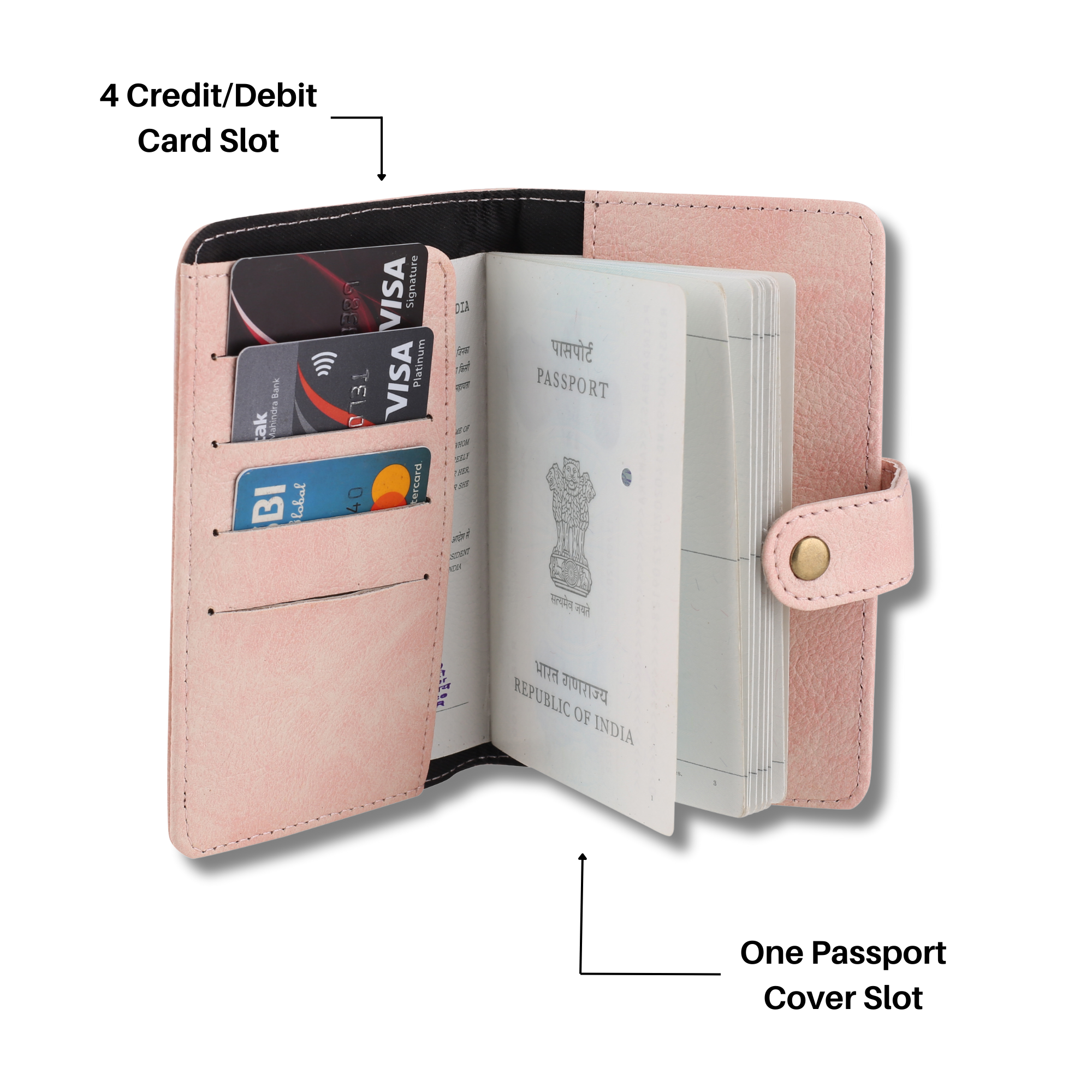 Personalised Passport Cover (BabyPink)