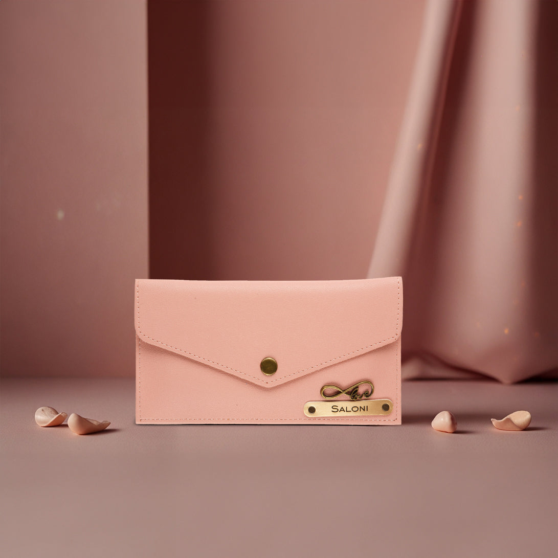 Personalized Womens Wallet -Nudepink