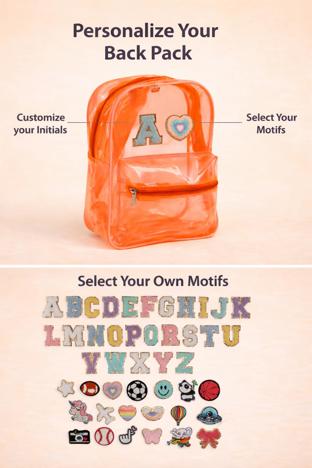 Personalized Backpack For Kids - Purple