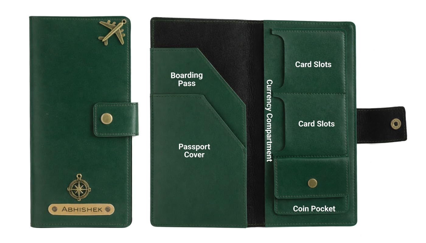 Personalized Long Passport Wallet All