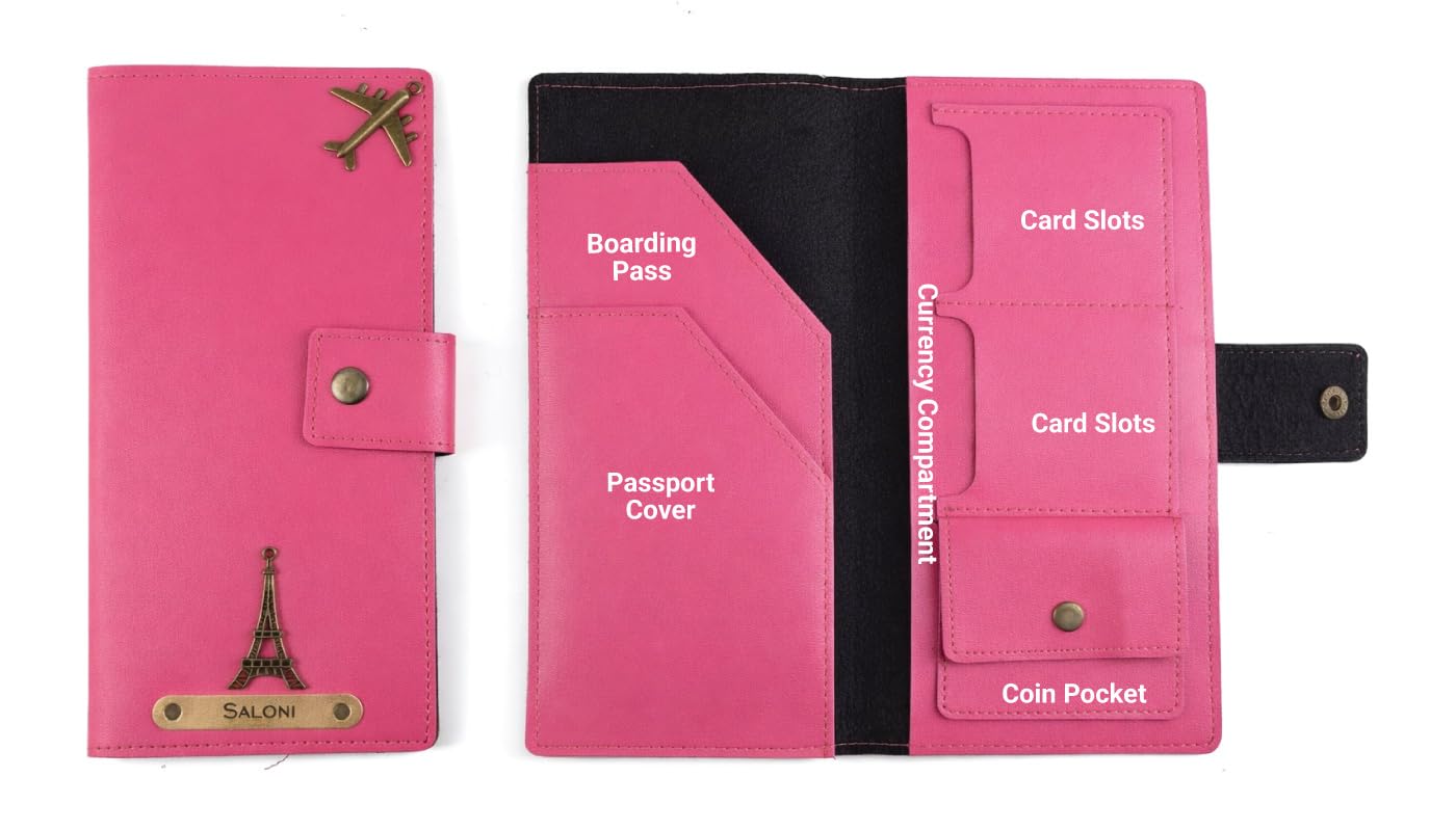 Personalized Long Passport Wallet All