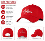 Personalised Cotton Cap – Free Size