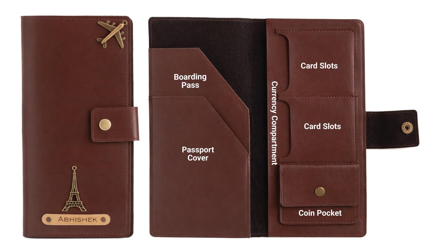 Personalized Long Passport Wallet All