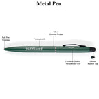 AICA Gifts Personalized Pens with Name Engraved (Black) Roller Ball Pen