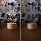 Personalized Couple Name & Date LED Night Lamp