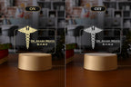 Personalized Doctor Degree LED Table Lamp