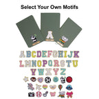 Personalized Name & Embroidery  Patch Diary