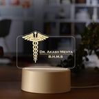 Personalized Doctor Degree LED Table Lamp