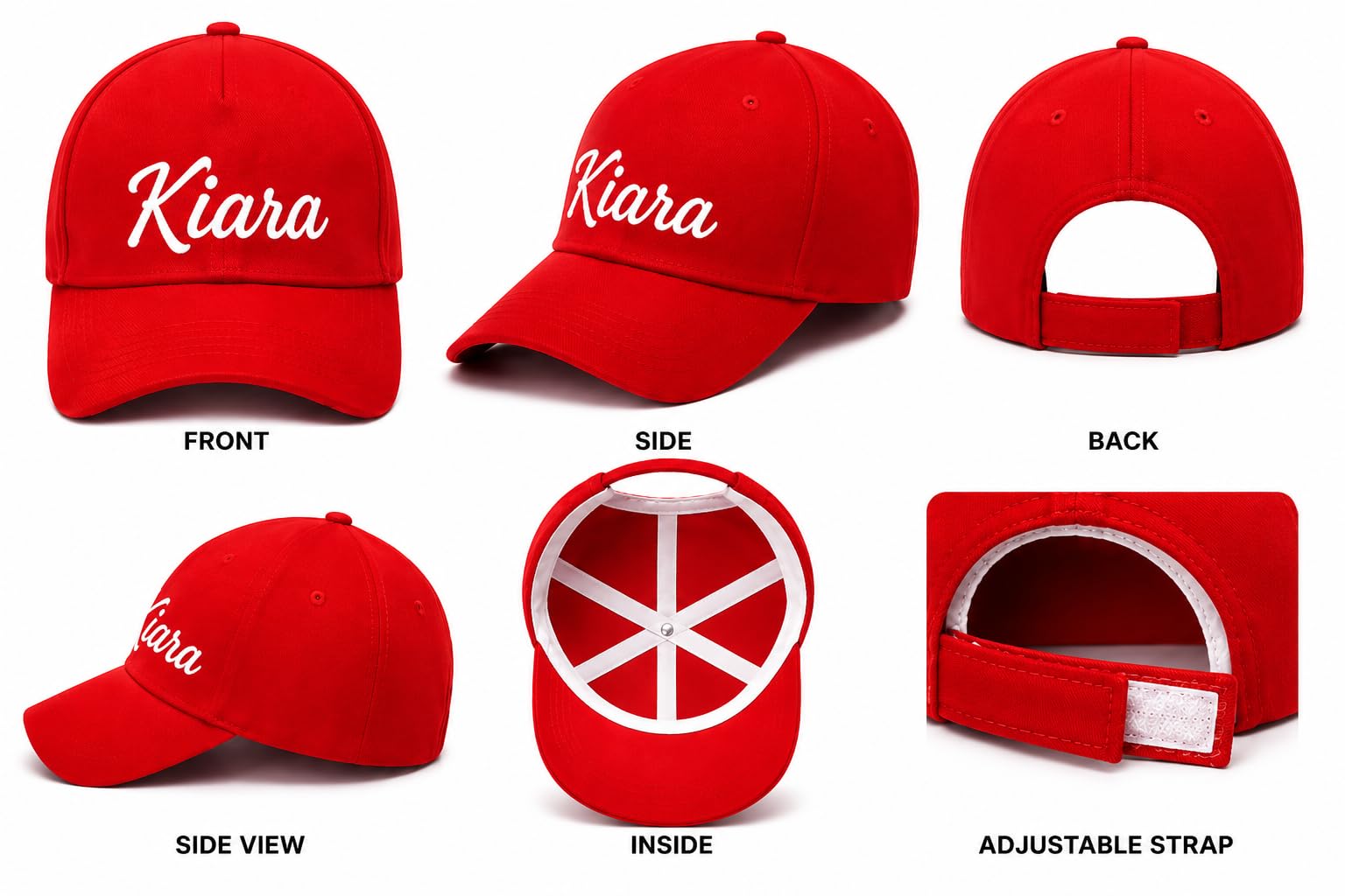 AICA Personalised Name Flex Cap for Kids | Free Size