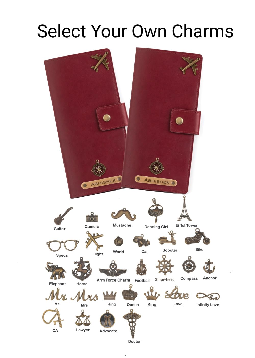 Personalized Long Passport Wallet All