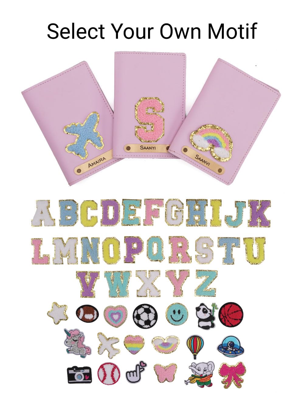 Personalized Patch Passport Cover