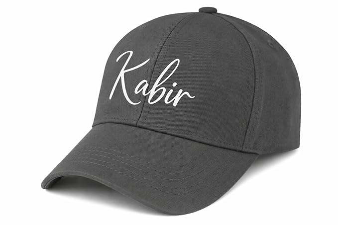Personalised Cotton Cap – Free Size