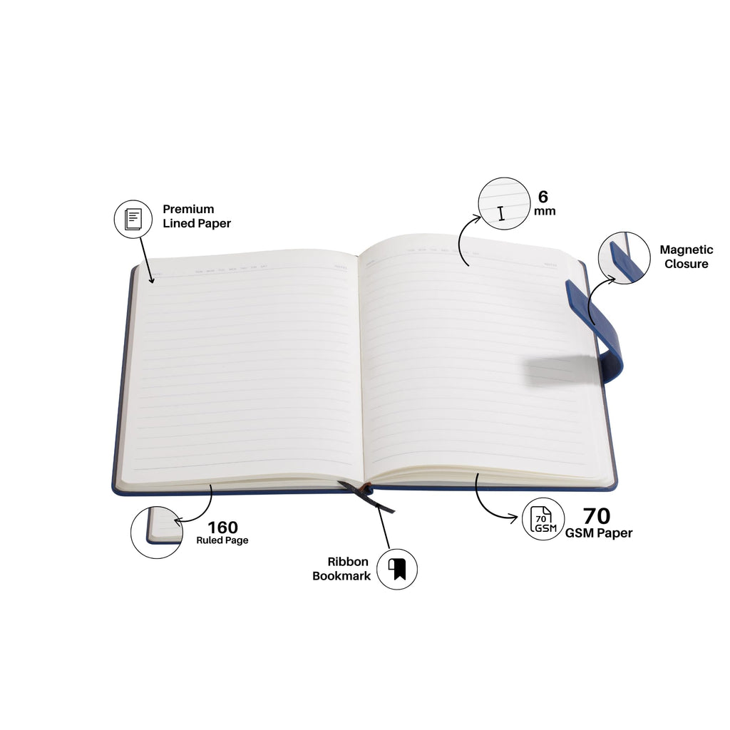 Personalized Self Design Diary - A5 Size 160 Pages