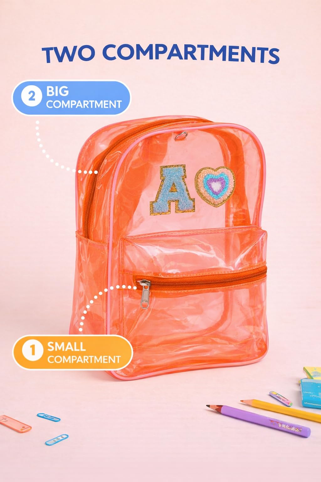 Personalized Backpack For Kids - Purple