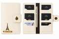 AICA Personalized Name & Charm Leather Family Passport Cover
