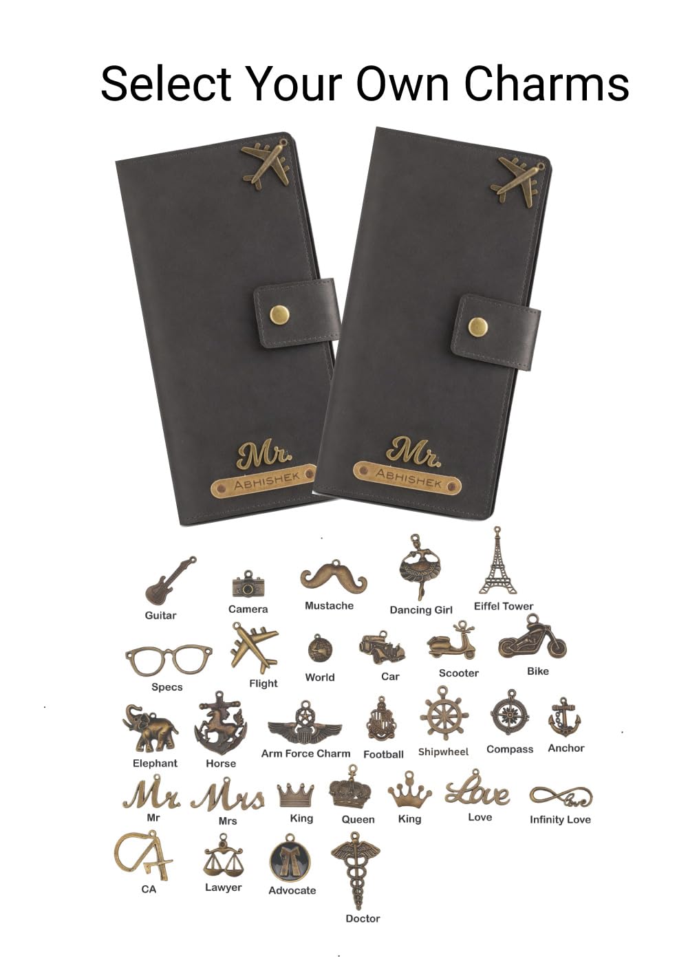 Personalized Long Passport Wallet All