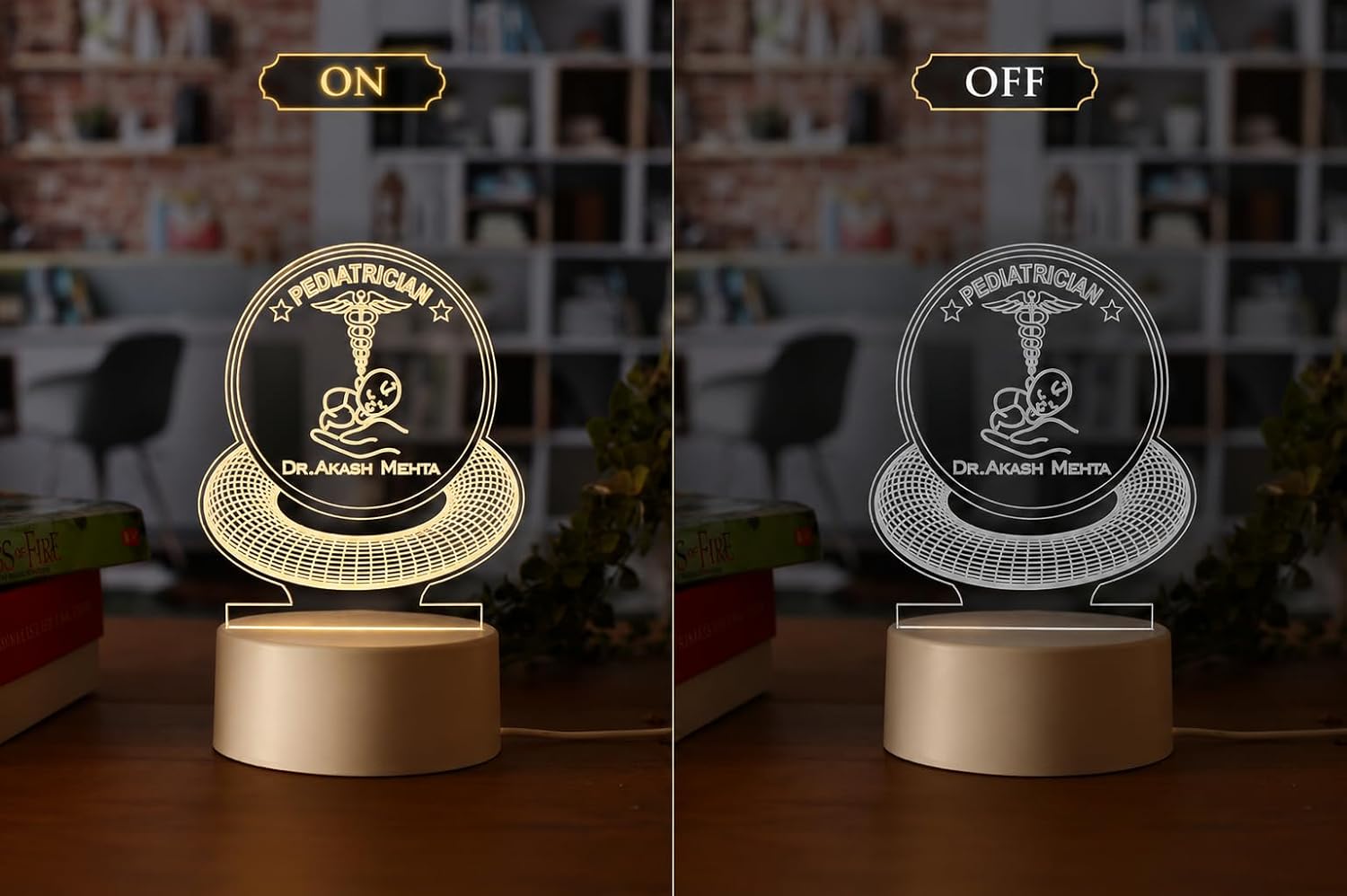 Personalized Doctor LED Table Lamp
