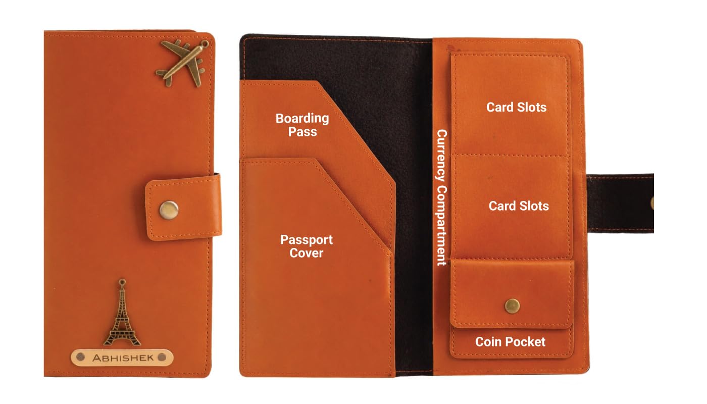Personalized Long Passport Wallet All