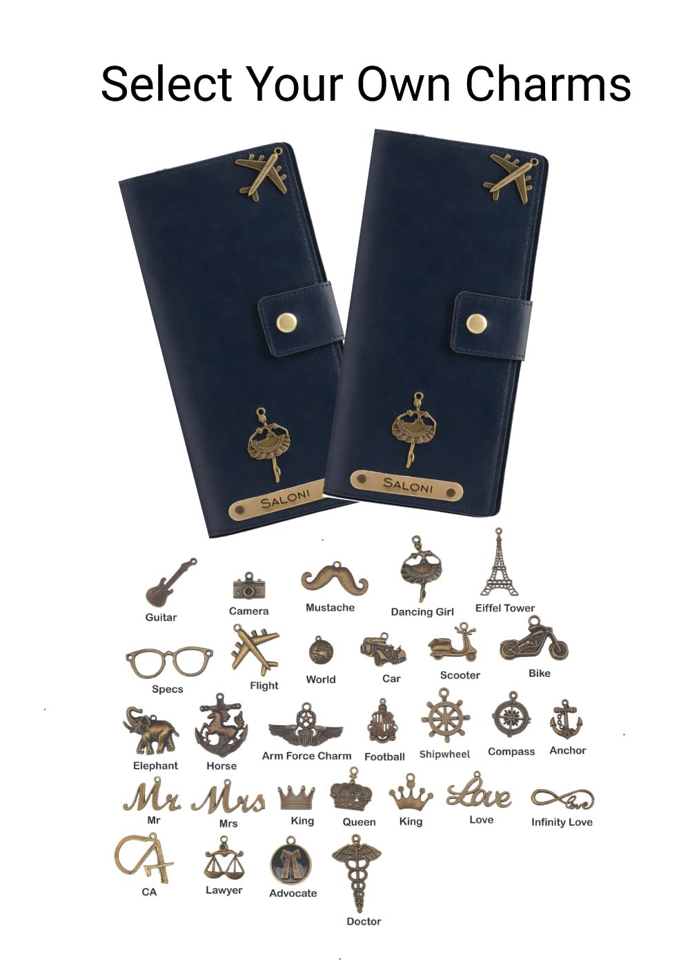 Personalized Long Passport Wallet All