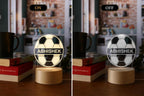Personalized Football with Shoes LED Lamp